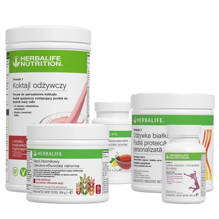 Odchudzanie wspomagane treningiem - zestaw dla kobiet