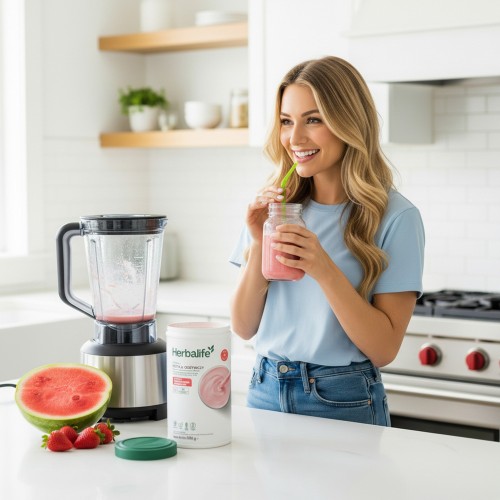 Koktajl Herbalife Formula 1 – truskawkowo-arbuzowy-bg 550 g - edycja limitowana