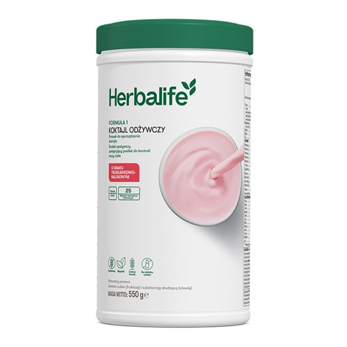 Formuła 1 Herbalife - koktajl truskawkowo-malinowy 550g