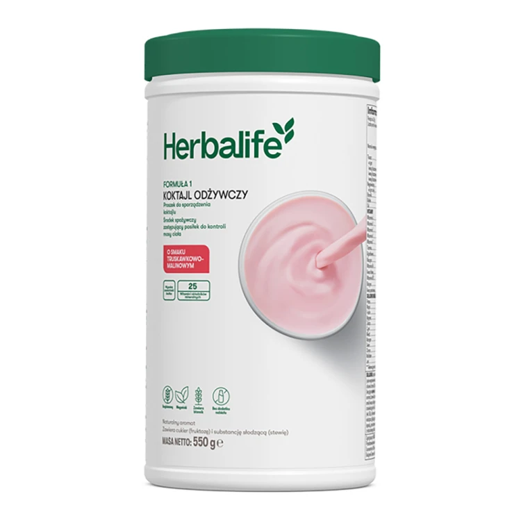 Formuła 1 Herbalife - koktajl truskawkowo-malinowy 550g