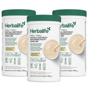 Formuła 1 Herbalife - Koktajl Odżywczy 780g - 3 opakowania