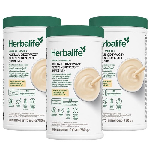 Formuła 1 Herbalife - Koktajl Odżywczy 780g - 3 opakowania