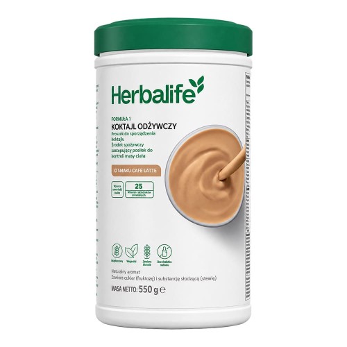 Koktajl Herbalife Formula 1 – cafe latte 550 g