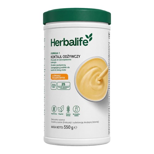 Koktajl Herbalife Formula 1 – bananowy 550 g