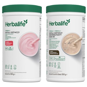 Formuła 1 Herbalife - Koktajl Odżywczy 550g - 2 opakowania