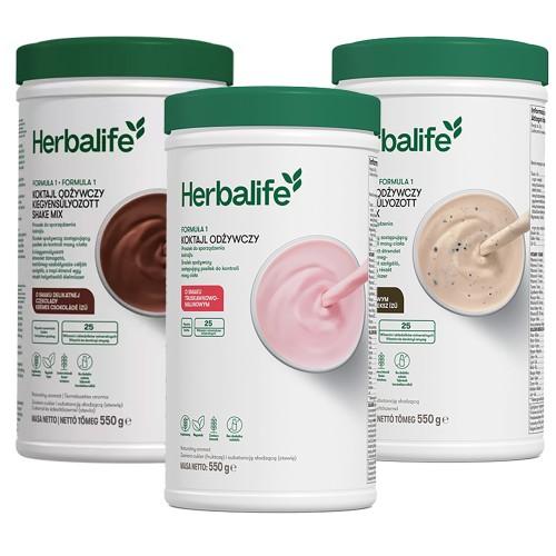 Formuła 1 Herbalife - Koktajl Odżywczy 550g - 2 opakowania