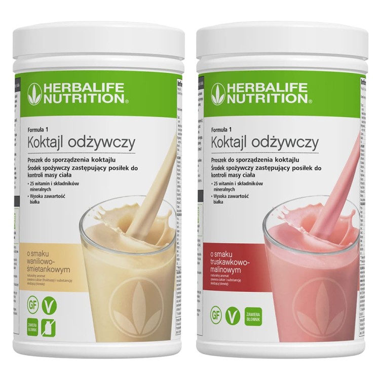 Formuła 1 Herbalife - Koktajl Odżywczy 550g - 2 opakowania