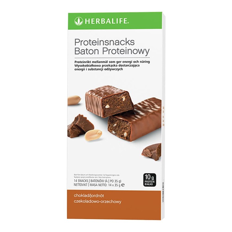 Batony Proteinowe Herbalife - czekoladowo-orzechowe