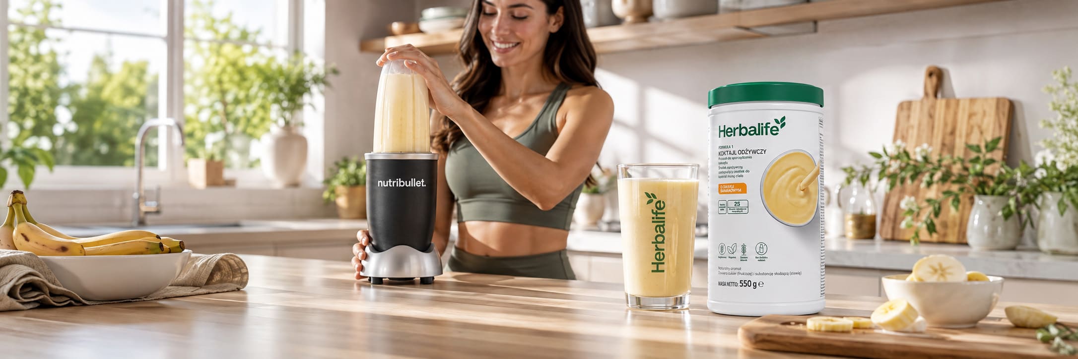 Herbalife Formula 1 koktajl bananowy 550 g