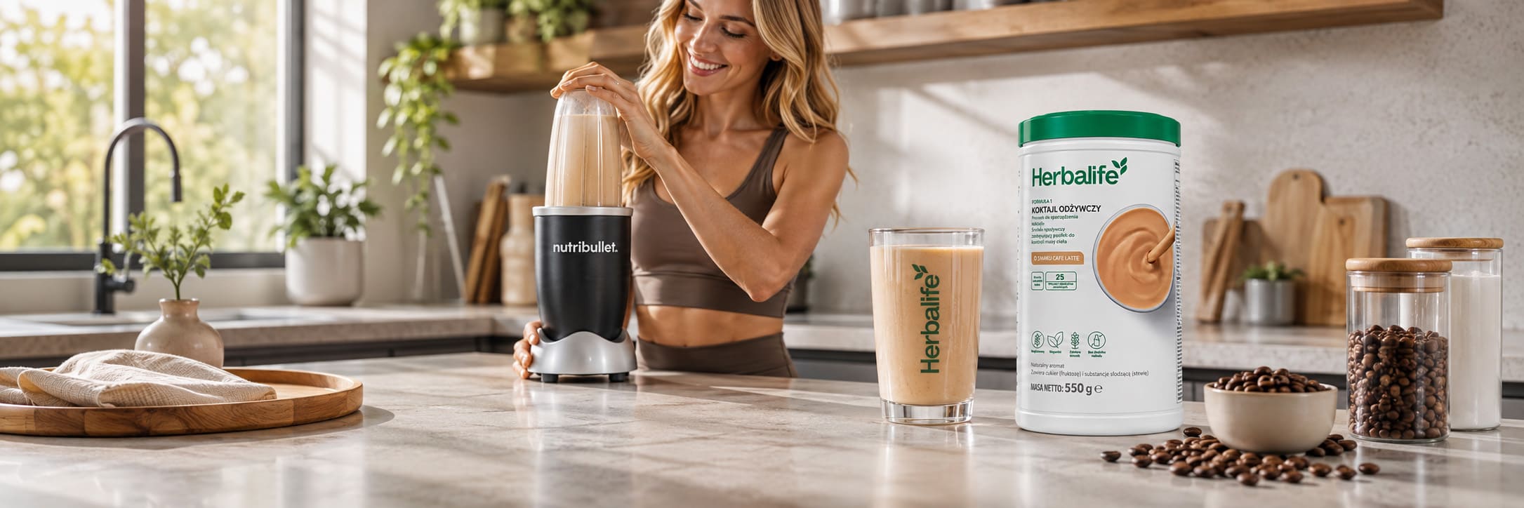 Herbalife Formula 1 koktajl cafe latte 550 g
