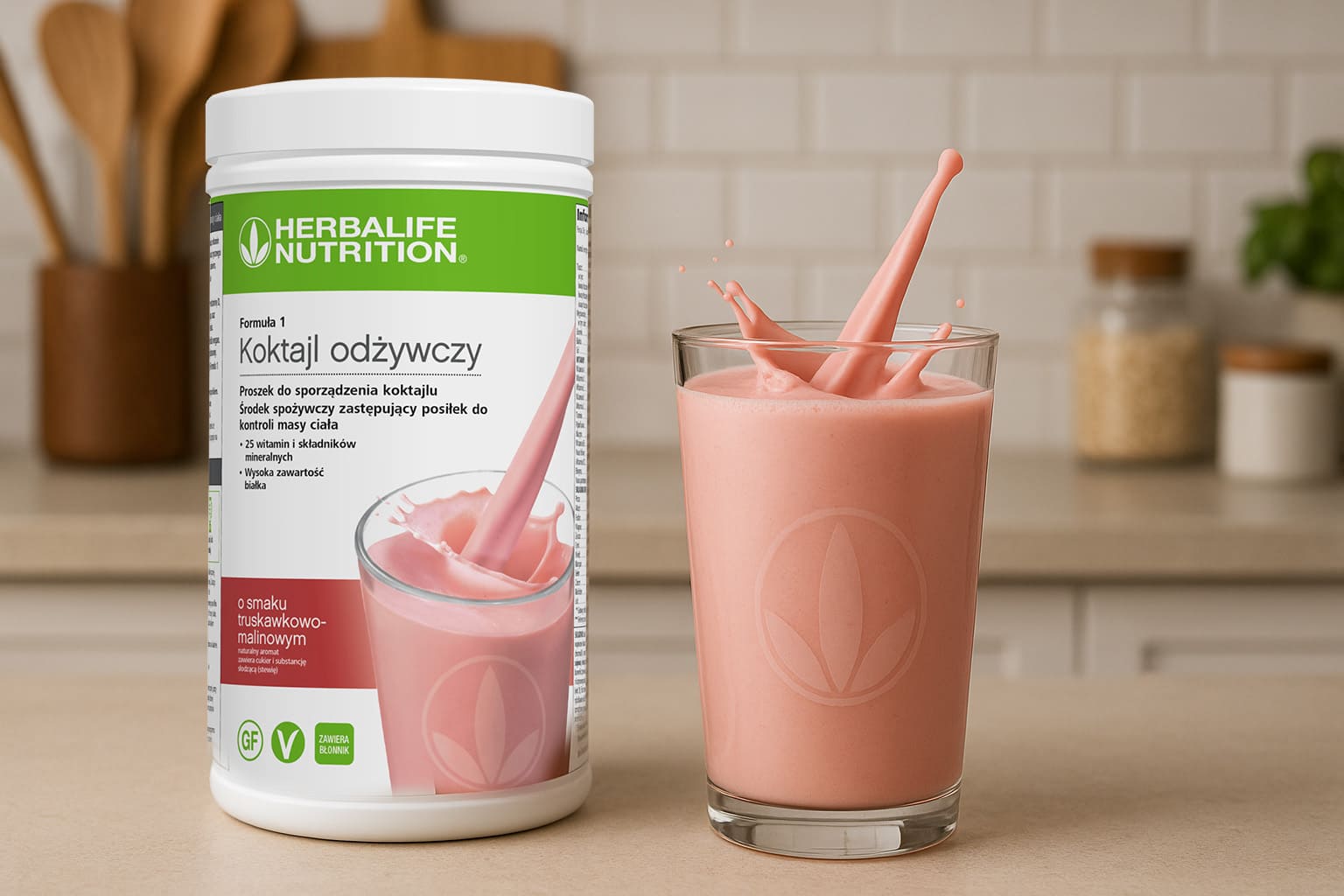 Herbalife Formula 1 truskawkowo-malinowy 550 g