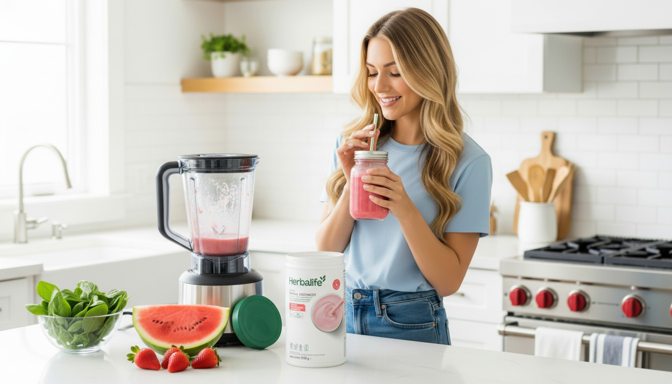 Herbalife Formula 1 koktajl truskawkowo-arbuzowy 550 g edycja limitowana