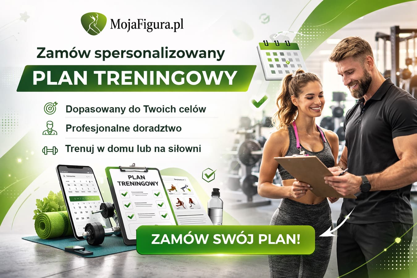 Plan treningowy w aplikacji MojaFigura – spersonalizowany trening w telefonie