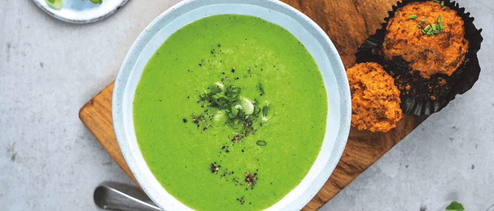 Zupa z groszkiem i miętą Herbalife