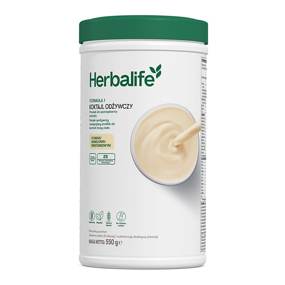 Koktajl Herbalife Formuła 1 - waniliowo-śmietankowy 550g